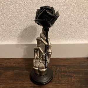 Small Skeleton/Rose Decoration